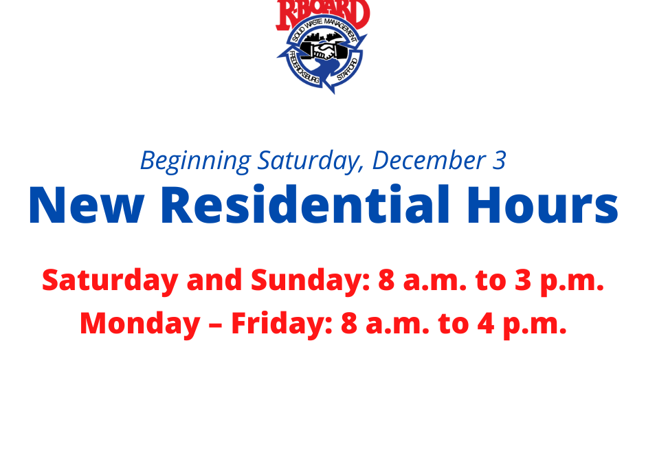 New Residential Hours of Operation