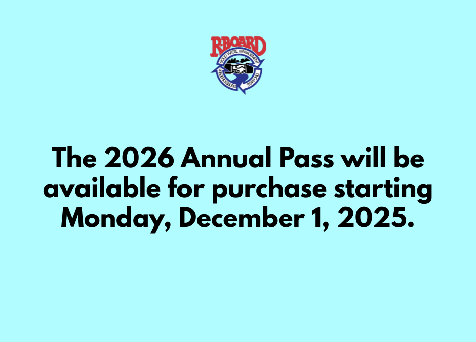 2026 Residential Annual Passes are available for purchase on December 1, 2025